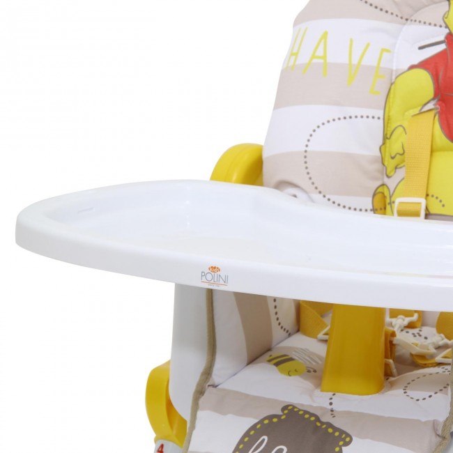 Стульчик для кормления Polini kids Disney baby 470 Медвежонок Винни "Чудестный день" желтый Стульчик для кормления Polini kids Disney baby 470 Медвежонок Винни "Чудестный день" желтый